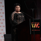 Journalist April Ryan accepts the WMC She Persisted Award onstage at the Women’s Media Center 2017 Women’s Media Awards at Capitale on Oct. 26, 2017, in New York City.